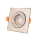 Avide LED Beépíthető Spot 38° Négyzetes Szatén 5W CW 6400K