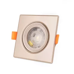   Avide LED Beépíthető Spot 38° Négyzetes Szatén 5W NW 4000K