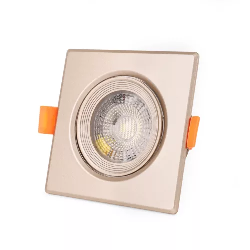 Avide LED Beépíthető Spot 38° Négyzetes Szatén 5W NW 4000K