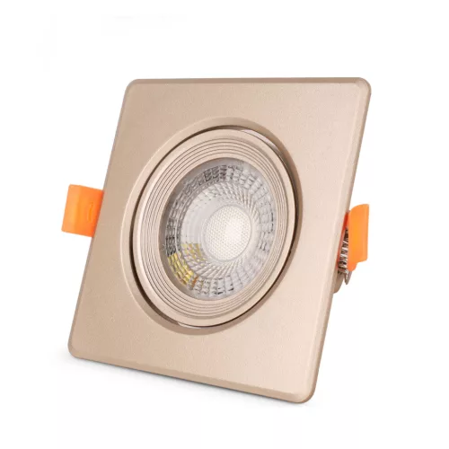 Avide LED Beépíthető Spot 38° Négyzetes Szatén 7W NW 4000K