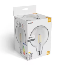 Avide Value LED G125 Filament Globe E27 12W NW 4000K