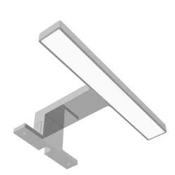   Avide LED Mirror Light Square Chrome Plastic 180mm NW 4000K 3.5W IP44