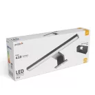 Avide LED Tükörvilágító Lámpa Szerelődobozzal Szögletes Fekete 300mm 4000K IP44
