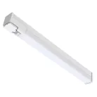 Avide LED Mirror Light with Power Outlet, Rectangular, White Aluminium 665mm NW 4000K 15W IP44