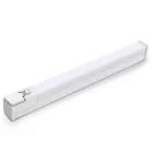 Avide LED Mirror Light with Power Outlet, Rectangular, White Aluminium 665mm NW 4000K 15W IP44