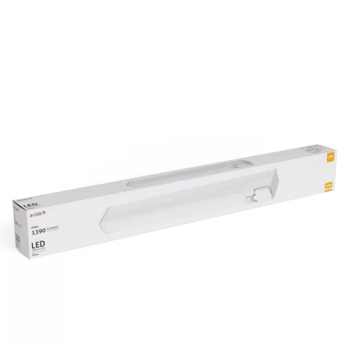Avide LED Mirror Light with Power Outlet, Rectangular, White Aluminium 665mm NW 4000K 15W IP44