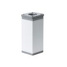 Uni bútorláb 100 mm ezüst