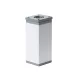 Uni picior de mobilier 100 mm argintiu