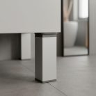 Uni bútorláb 150 mm ezüst