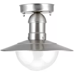   Avide Outdoor Ceiling Light Imperial 1xE27 IP44 Stainless Steel