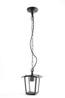Avide outdoor pendant light Coronado 1xE27 IP44 black