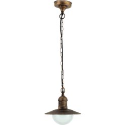   Avide zewnętrzna lampa wisząca Imperial 1xE27 IP44 antyczne złoto