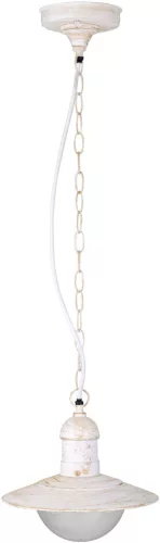 Avide outdoor pendant lamp Imperial 1xE27 IP44 antique white