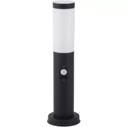 Avide outdoor bollard light Boca 1xE27 PIR 450mm IP44 Black