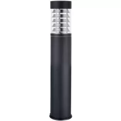 Avide outdoor pedestal light Delmar 1xE27 500mm IP44 Black