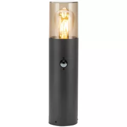 Avide outdoor pedestal light Athen 1xE27 PIR 300mm IP54