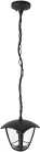 Avide Outdoor Pendant Lamp Aria 1050mm 1xE27 Black IP44