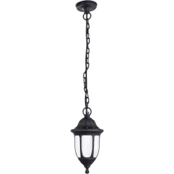 Avide Outdoor Pendant Lamp Mateo 1xE27 Black IP44