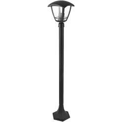 Avide Outdoor Standing Lamp Aria 1000mm 1xE27 Black IP44