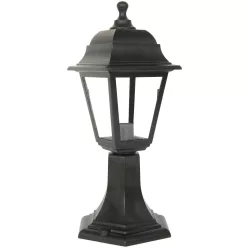 Avide Outdoor Standing Lamp Blake 1xE27 415mm Black IP44