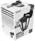 Avide Kültéri Fali Lámpa Aria-D 1xE27 Fekete IP44