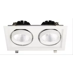   Avide LED Downlight Sein Square 2x30W IP20 5600lm 20° WW 3000K
