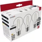 Avide LED White Filament Globe 7W E27 WW 2700K-3er