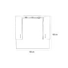 Bianca Plus 105 felsőszekrény, aida dió színben