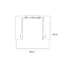 Bianca Plus 105 dulap superior, culoare nuc aida