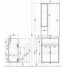Bianca Plus 55 Unterschrank mit Waschbecken