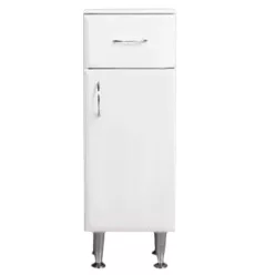   Bianca Plus 30 Unterschrank mit 1 Tür, 1 Schublade, hochglänzend weiß, rechts