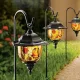 Tiffany LED Solarleuchte mit Solarpanel, steckbare Garten-Dekobeleuchtung