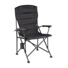 Leziter XL karfás horgász szék pohártartóval fekete