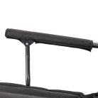 Leziter XL karfás horgász szék pohártartóval fekete