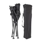 Leziter XL karfás horgász szék pohártartóval fekete