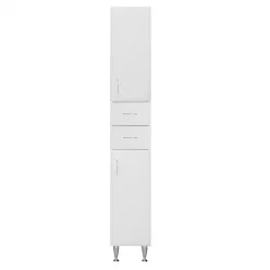   Bianca Plus 30 Hochschrank mit 2 Türen, 2 Schubladen, hochglänzend weiß, rechts