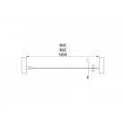 Solo New 90x195 cm állítható zuhanyajtó