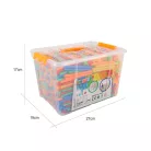 Kreatív építőpálca készlet 1200 db