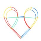 Kreatív építőpálca készlet 1200 db