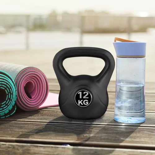 Kettlebell 12 kg fekete