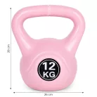 Kettlebell 12 kg rózsaszín