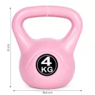 Kettlebell 4 kg rózsaszín