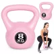 Kettlebell 8 kg rózsaszín