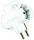 Commel 3-way T power splitter, white, 16A, 3500W