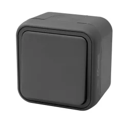  Commel outdoor surface-mounted single-pole 101 anthracite IP55