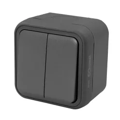   Commel outdoor surface-mounted chandelier switch 105 anthracite IP55