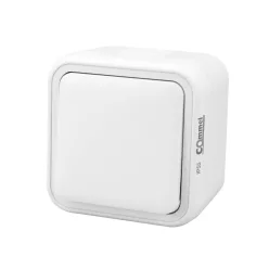   Commel outdoor surface-mounted 106 two-way switch alternative white IP55