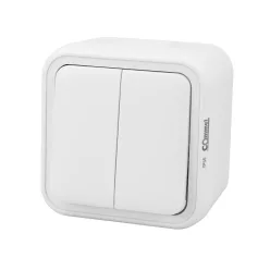   Commel outdoor surface-mounted chandelier switch 105 white IP55