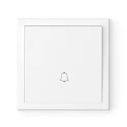 Commel Adria doorbell switch N101 flush-mounted white