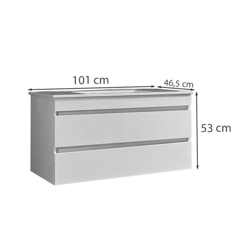 Cube 100 Unterschrank mit Waschbecken